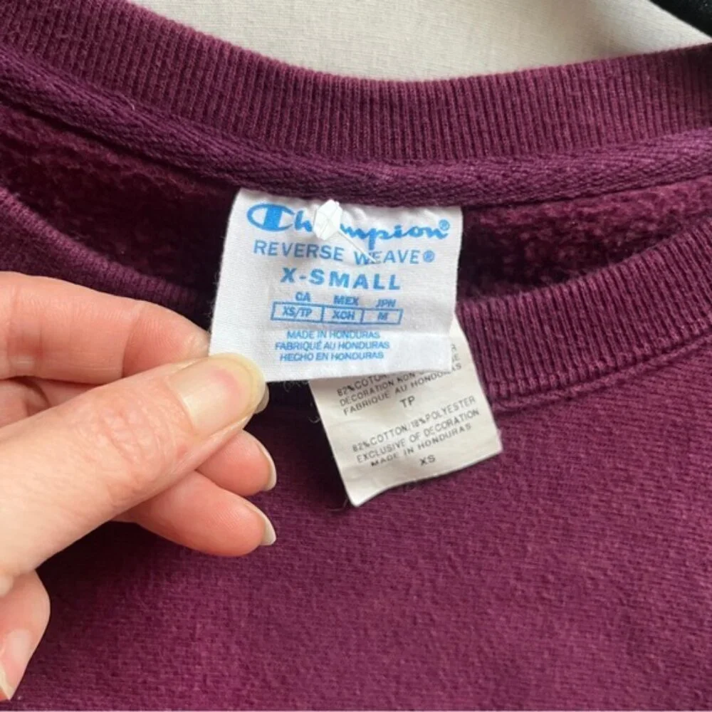 Champion Reverse Weave crewneck sweatshirt Sz XS - Picture 5 of 7